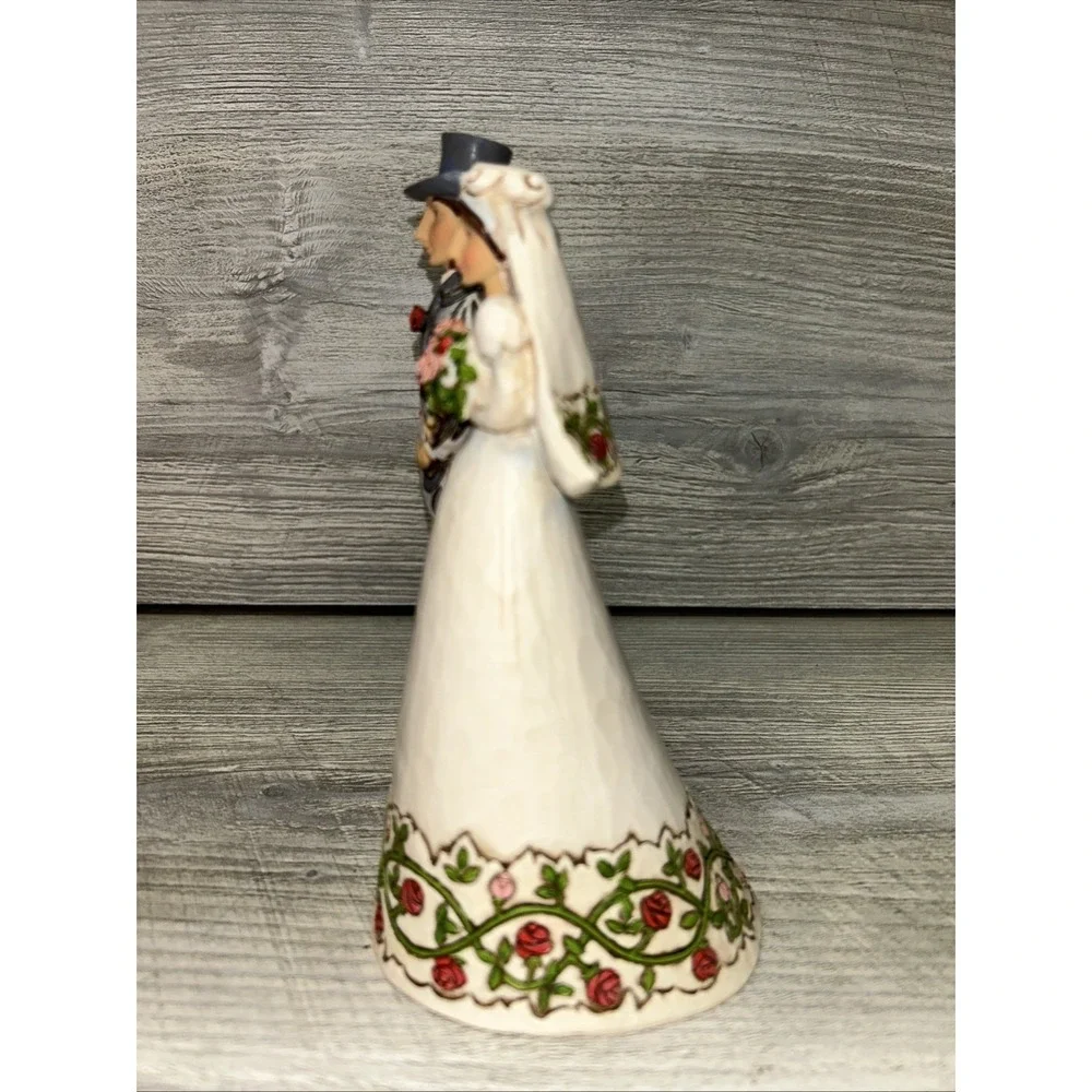JIM SHORE HEARTWOOD CREEK WEDDING CAKE TOPPER LOVE MARRIAGE I DO BRIDE GROOM E4